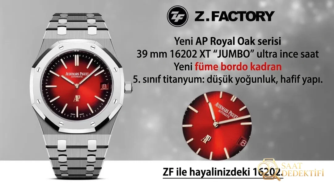 Audemars Piguet Royal Oak 16202XT ZF Factory İncelemesi - Ön Görünüm ve Kasa Tasarımı