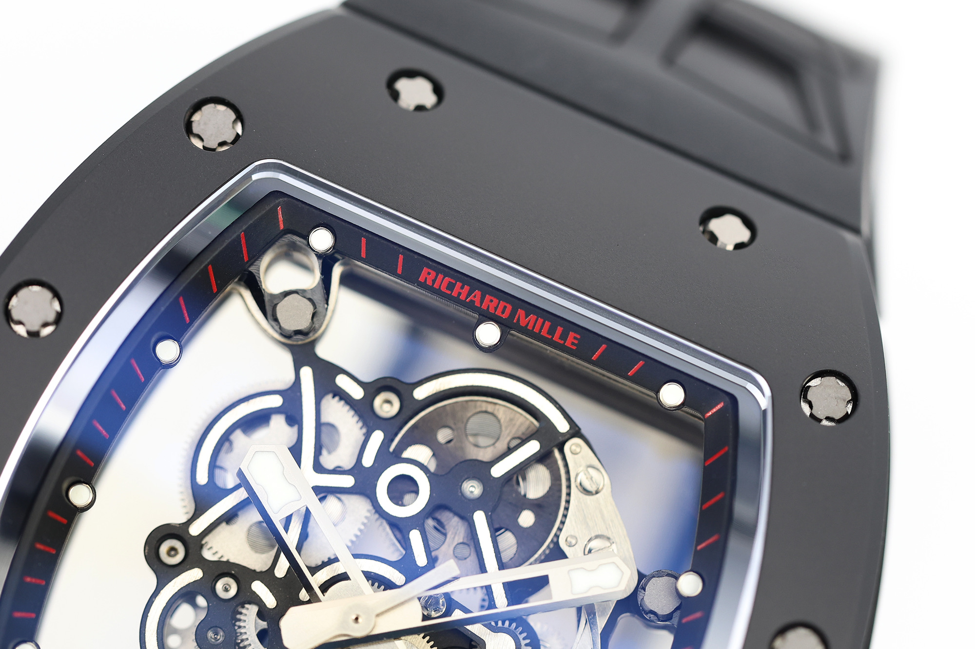 ZF.factory2026 öne çıkan model | Piyasanın en üst donanımlı Richard Mille RM-055 V3 versiyonu siyah seramik spor kol saati, sert bilek estetiğini yansıtıyor! — 5. fotoğraf
