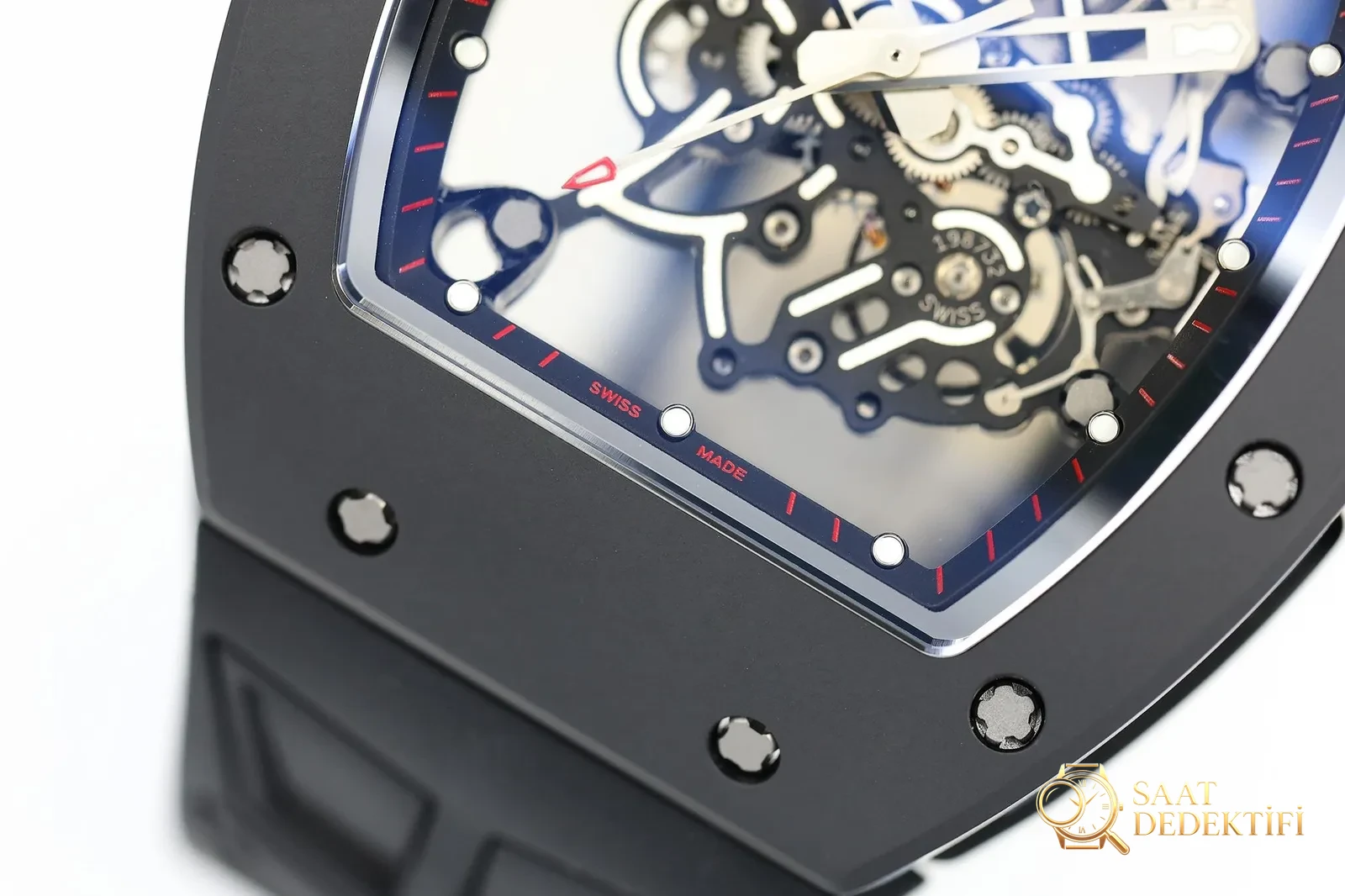 ZF.factory2026 öne çıkan model | Piyasanın en üst donanımlı Richard Mille RM-055 V3 versiyonu siyah seramik spor kol saati, sert bilek estetiğini yansıtıyor! - Klips Kilidi ve Lazer Damgalar