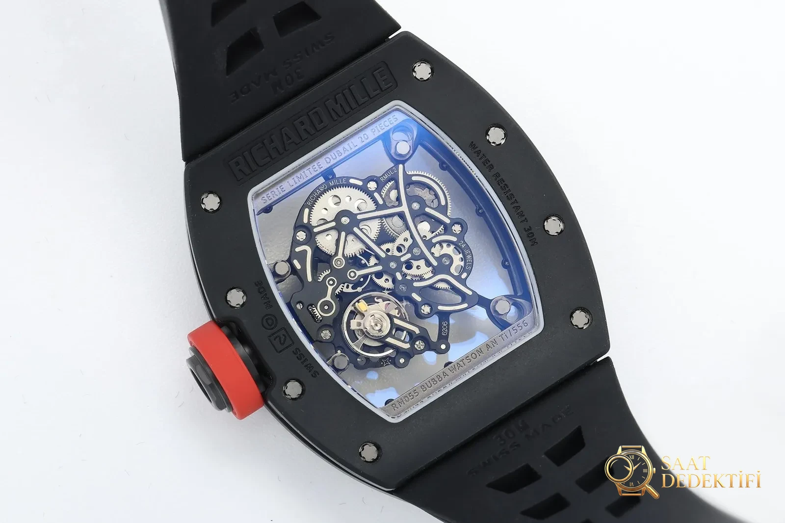 ZF.factory2026 öne çıkan model | Piyasanın en üst donanımlı Richard Mille RM-055 V3 versiyonu siyah seramik spor kol saati, sert bilek estetiğini yansıtıyor! - Fosfor ve Super-LumiNova Gece Görünümü