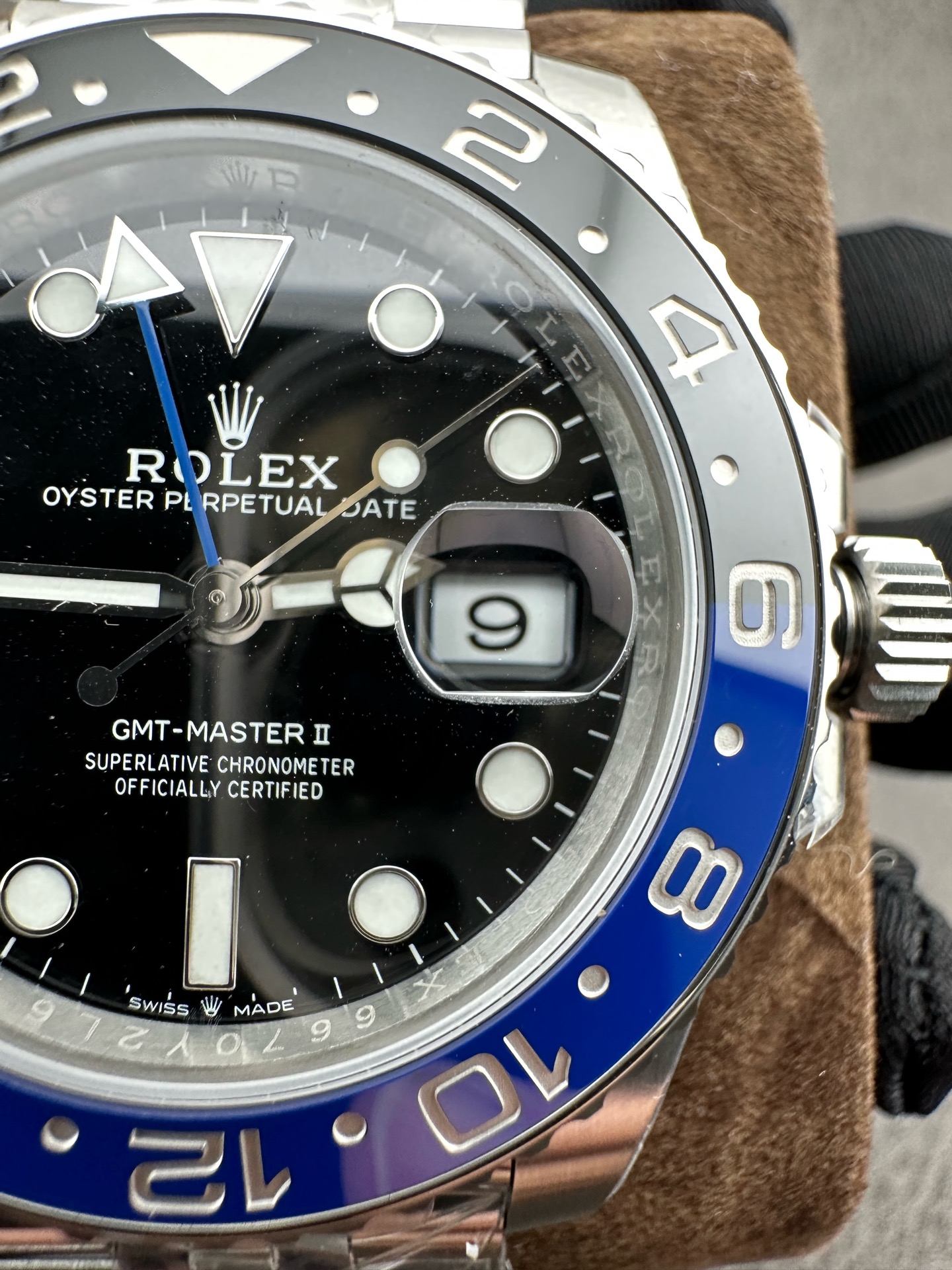 Zirvede replika! VS 2025 Rolex GMT Greenwich kola bezel görkemli şekilde geliyor — 1. fotoğraf