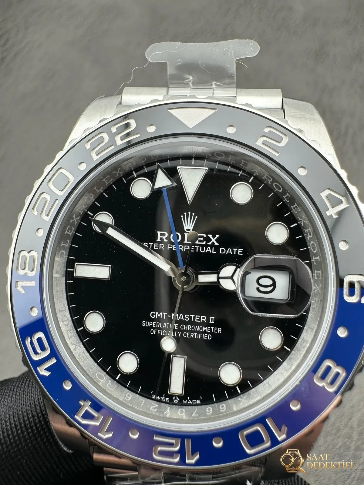 Zirvede replika! VS 2025 Rolex GMT Greenwich kola bezel görkemli şekilde geliyor - Bilezik, Toka ve Klips Mekanizması