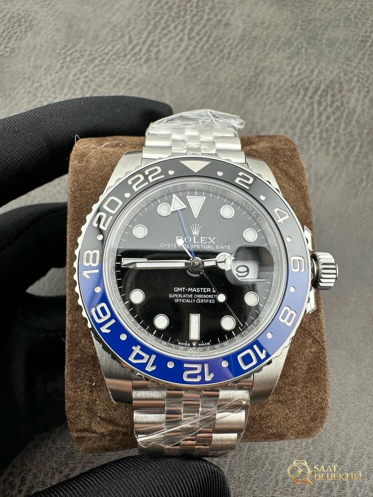Zirvede replika! VS 2025 Rolex GMT Greenwich kola bezel görkemli şekilde geliyor - Yan Profil ve Kordon Bağlantısı