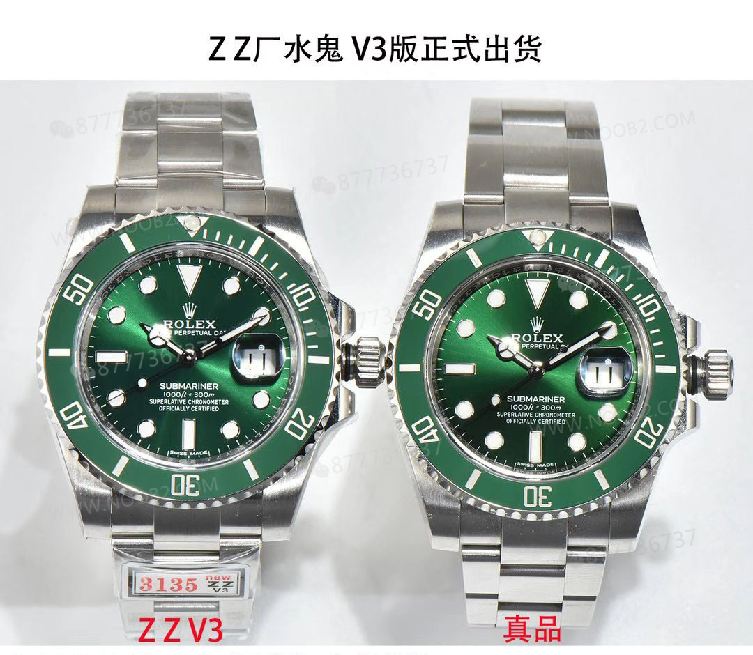 ZZ Factory V3 sürümü Rolex yeşil su hayaletinde neler geliştirildi? — 1. fotoğraf