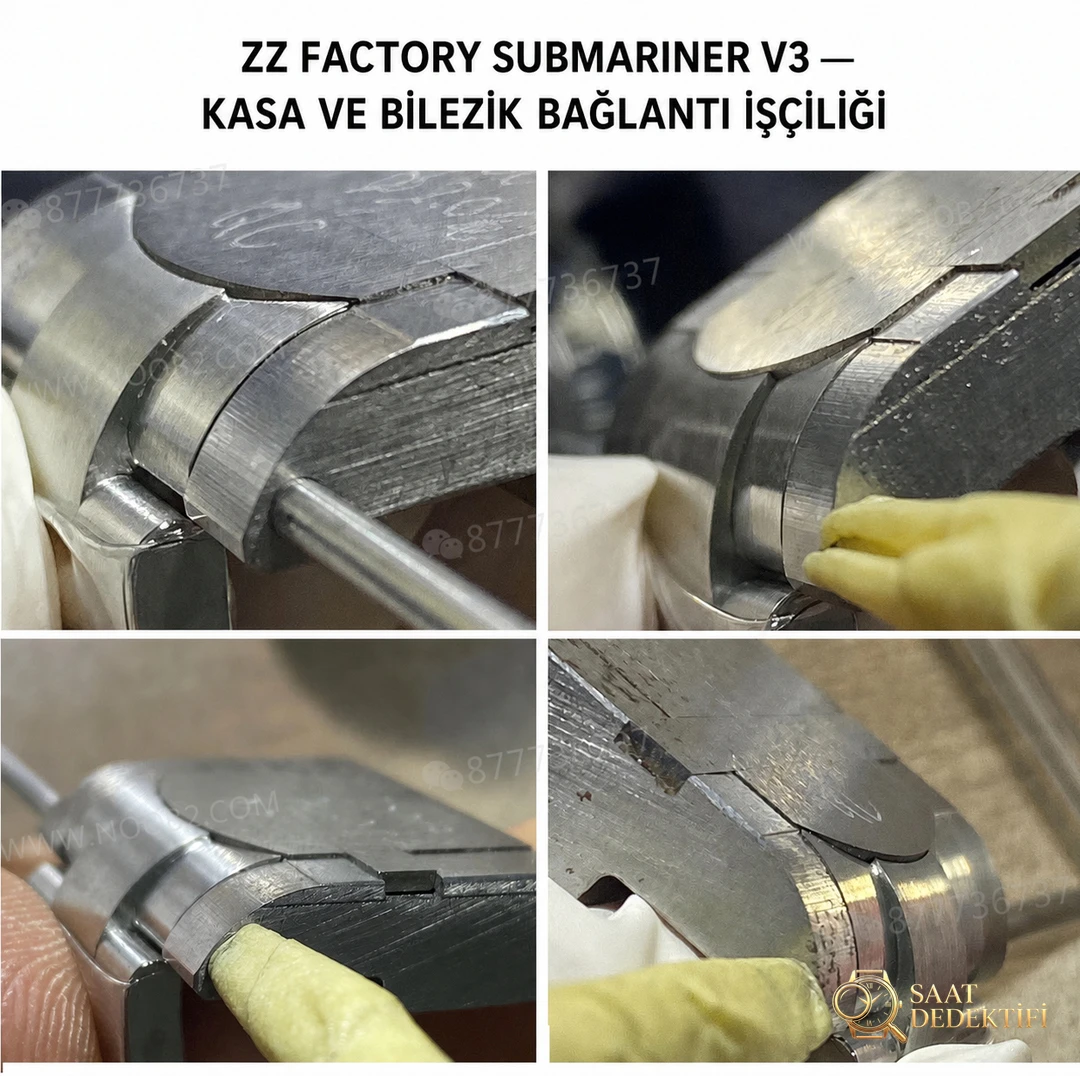 ZZ Factory V3 sürümü Rolex yeşil su hayaletinde neler geliştirildi? - Makro Kadran ve İndeks İşçiliği