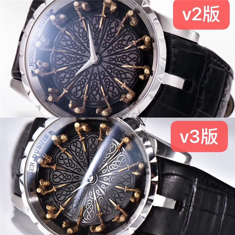 ZZ Factory V3 versiyon Roger Dubuis Excalibur King serisi Knights of the Round Table replika saat nasıl? Nerelerde iyileştirme yapıldı? — 4. fotoğraf