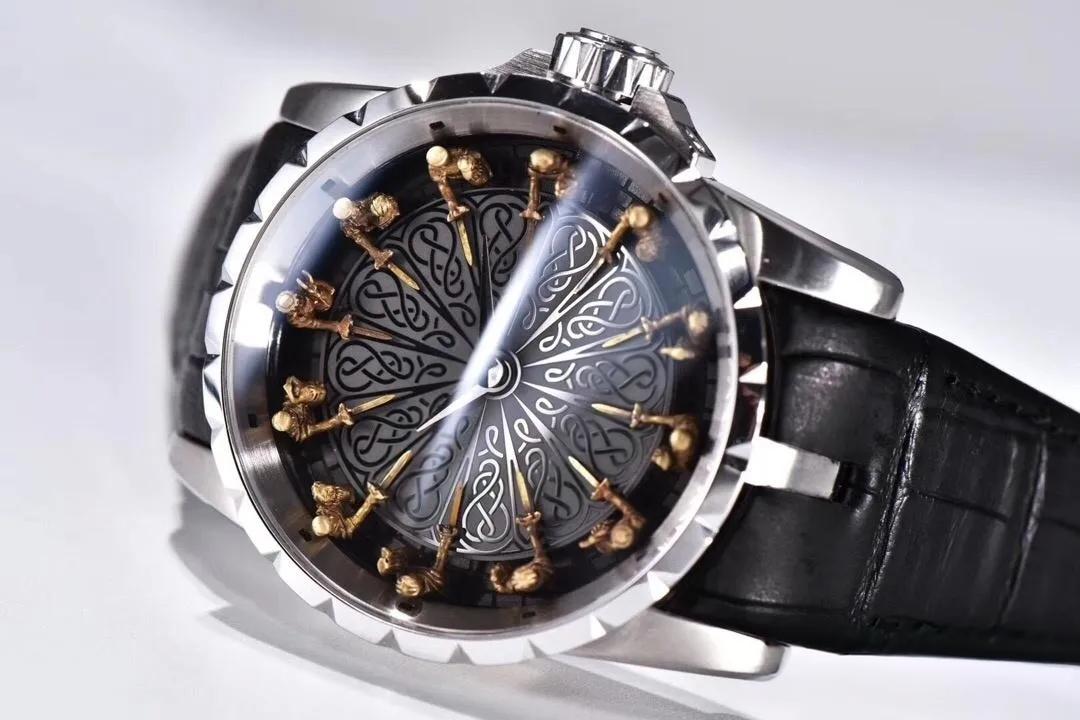 ZZ Factory V3 versiyon Roger Dubuis Excalibur King serisi Knights of the Round Table replika saat nasıl? Nerelerde iyileştirme yapıldı? - Klips Kilidi ve Lazer Damgalar