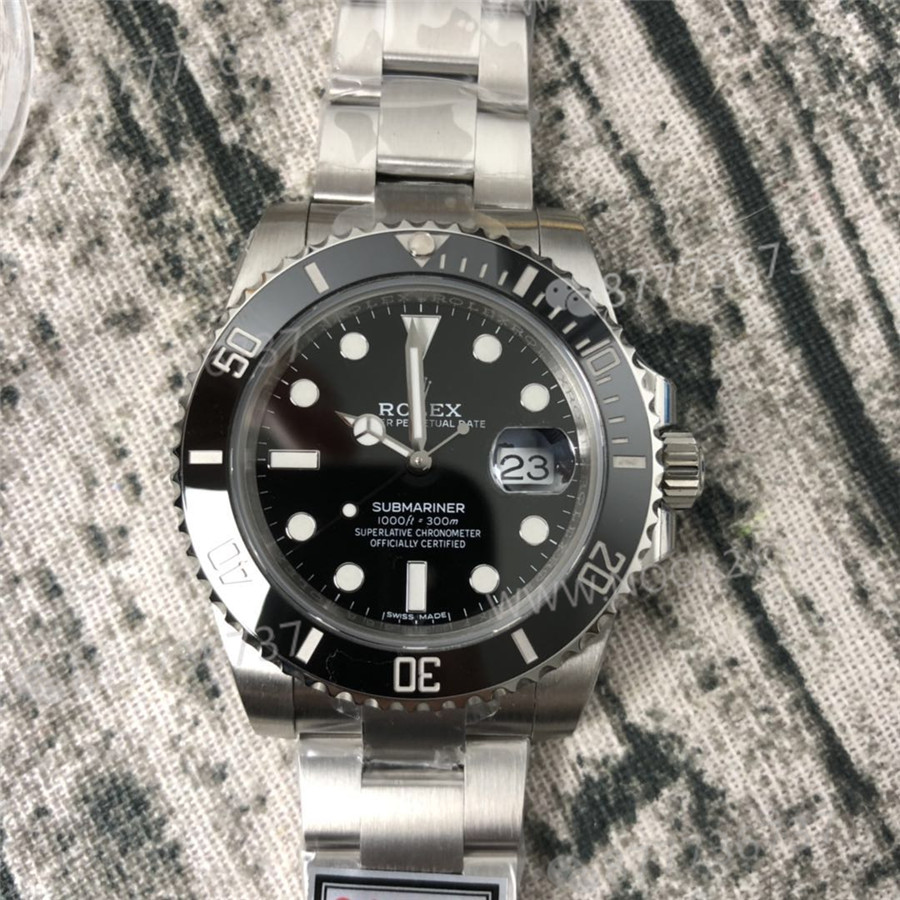 ZZ Rolex Black Su Hayaleti V2 versiyonu 904 çelik 3135/2836 mekanizma — 2. fotoğraf