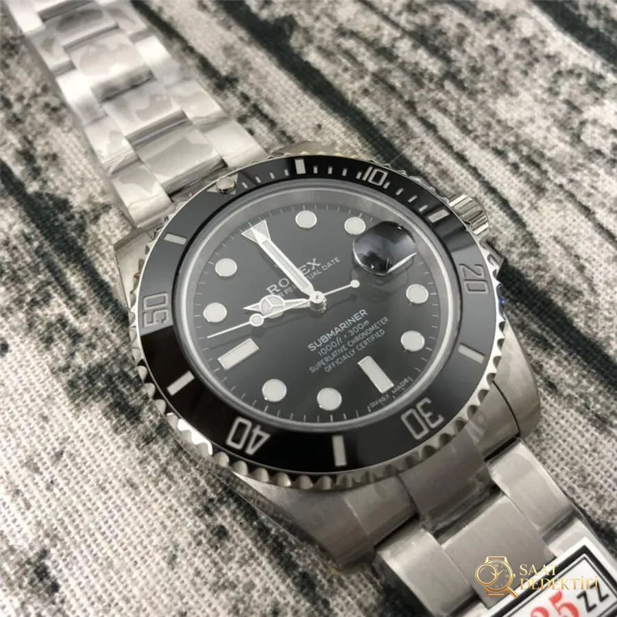 ZZ Rolex Black Water Ghost V2 Version 904 Stahl 3135/2836 Uhrwerk – Gehäuseboden und Uhrwerkdetails