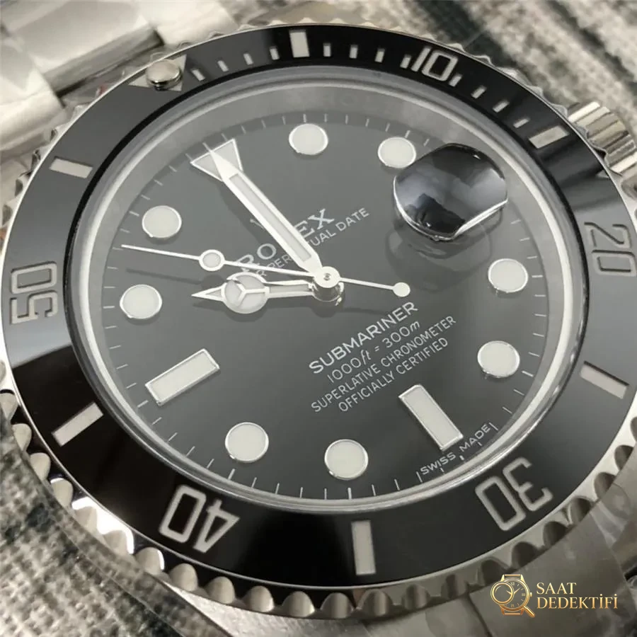 ZZ Rolex Black Water Ghost V2 Version 904 Stahl 3135/2836 Uhrwerk – Armband, Schließe und Clip-Mechanismus