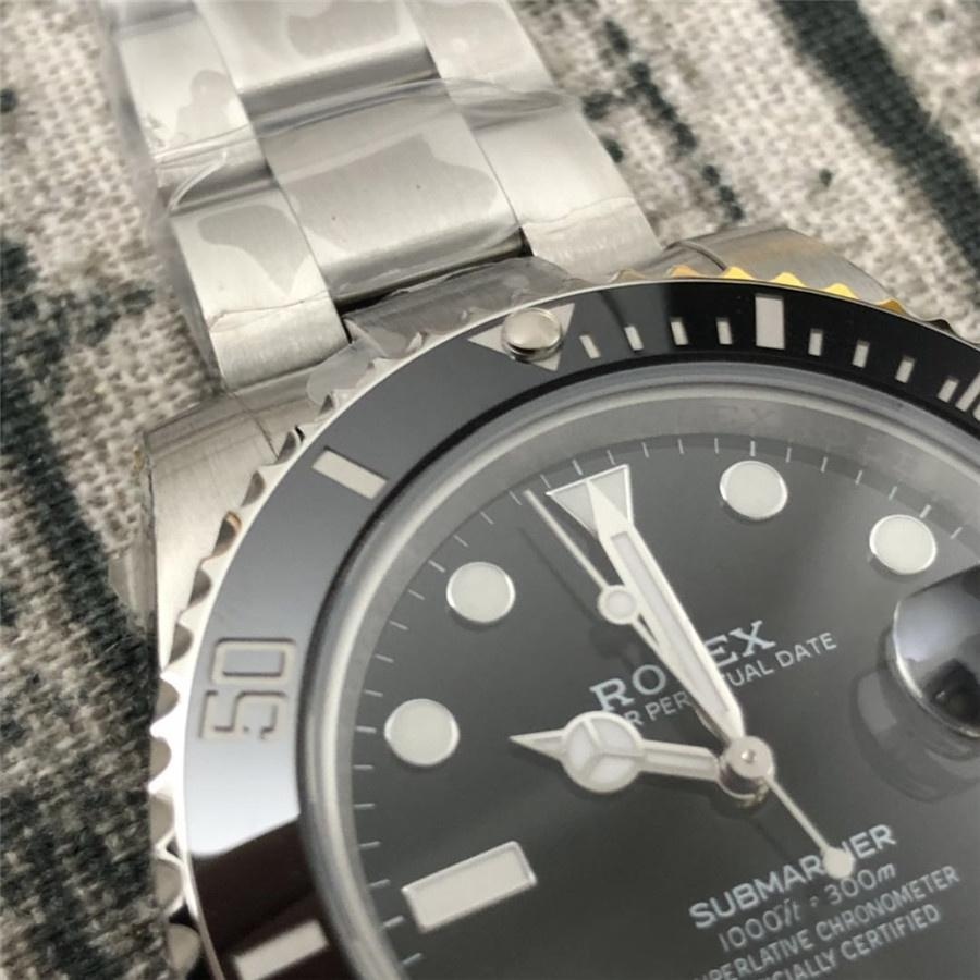 ZZ Rolex Black Su Hayaleti V2 versiyonu 904 çelik 3135/2836 mekanizma — 6. fotoğraf