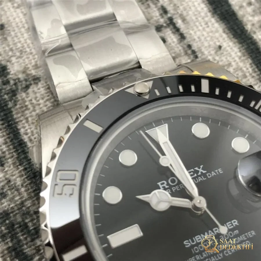 ZZ Rolex Black Water Ghost V2 Version 904 Stahl 3135/2836 Uhrwerk – Makro-Zifferblatt und Index-Verarbeitung