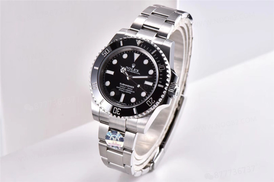 ZZ Rolex tarih penceresiz siyah Submariner 114060-97200 V2 versiyonu, 904 çelik, 3130/2836 mekanizma — 1. fotoğraf