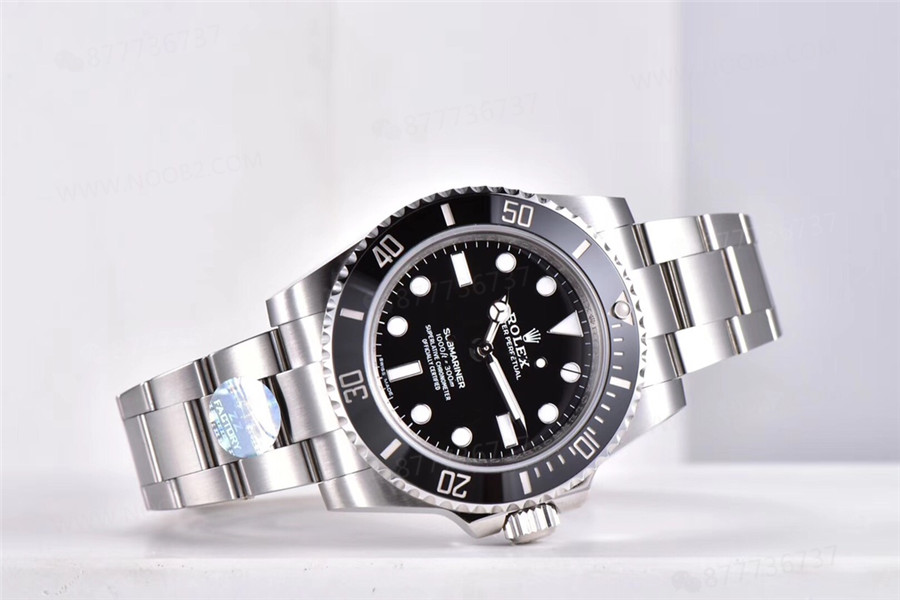 ZZ Rolex tarih penceresiz siyah Submariner 114060-97200 V2 versiyonu, 904 çelik, 3130/2836 mekanizma — 3. fotoğraf