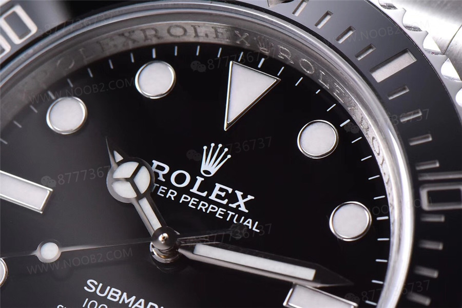 ZZ Rolex tarih penceresiz siyah Submariner 114060-97200 V2 versiyonu, 904 çelik, 3130/2836 mekanizma — 4. fotoğraf