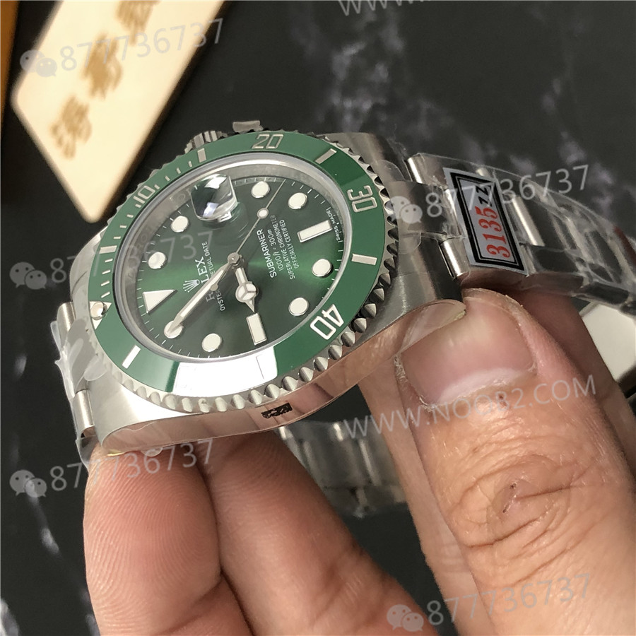 ZZ Rolex Yeşil Submariner V2S 904 Çelik 3135 Mekanizma — 3. fotoğraf