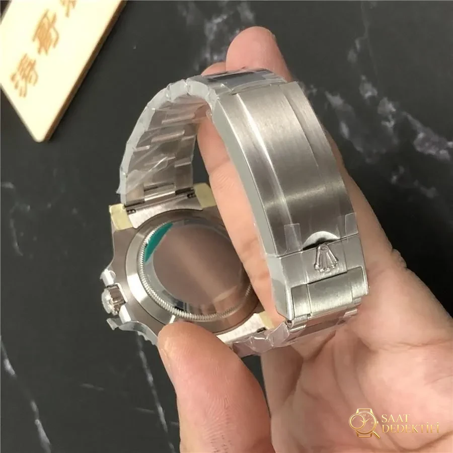 ZZ Rolex Yeşil Submariner V2S 904 Çelik 3135 Mekanizma - Bilezik, Toka ve Klips Mekanizması