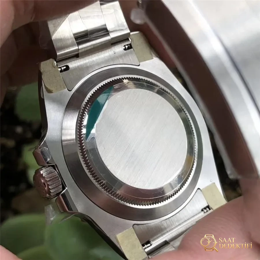 ZZ Rolex Yeşil Submariner V2S 904 Çelik 3135 Mekanizma - Yan Profil ve Kordon Bağlantısı