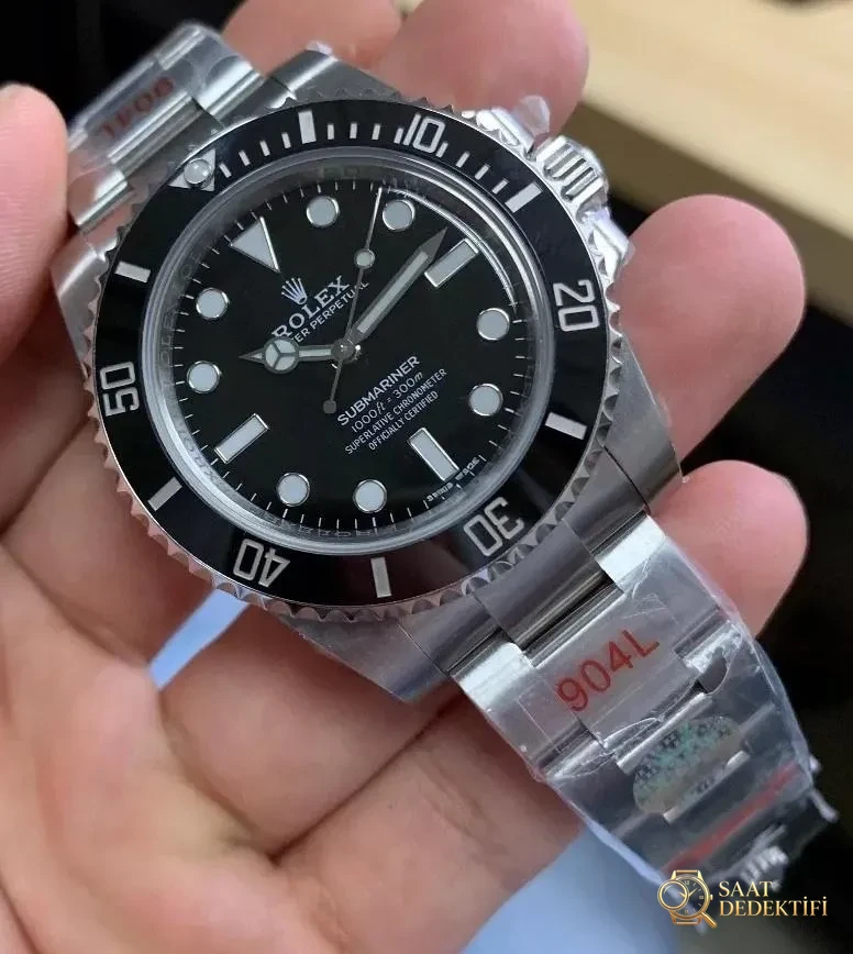 ZZF Factory Rolex Tarihsiz Siyah Submariner 3130 Mekanizmalı 114060-97200 Replika ile Orijinal Karşılaştırmalı İnceleme - Tepe Koruması ve Ayar Fonksiyonu