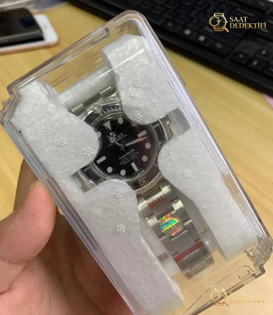 ZZF Factory Rolex Tarihsiz Siyah Submariner 3130 Mekanizmalı 114060-97200 Replika ile Orijinal Karşılaştırmalı İnceleme - Tepe Kilit Mekanizması ve Conta Yapısı