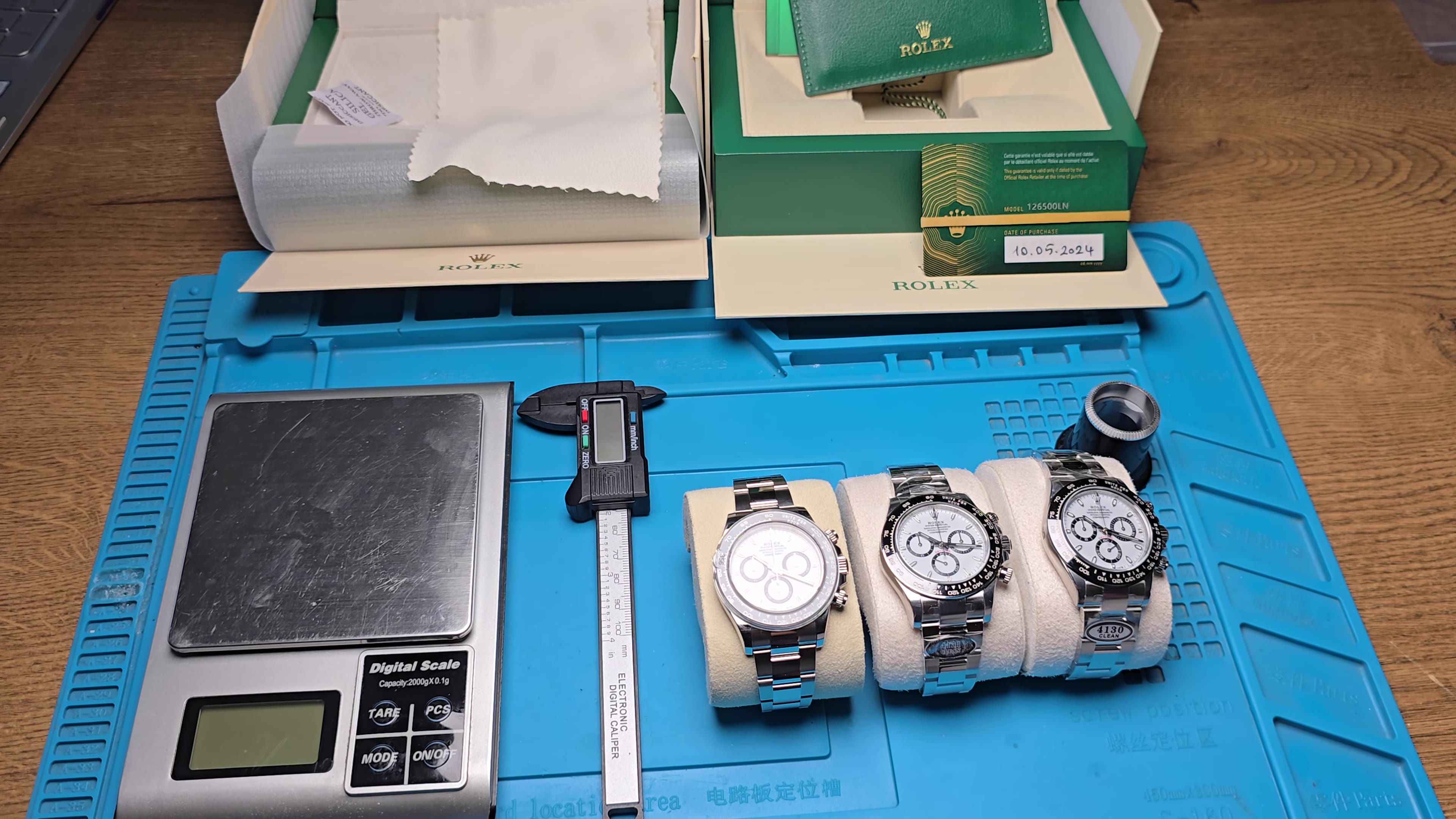 Rolex Daytona 4131 Eta Saat Mekanizma Clean Factory Orjinal Kıyaslama