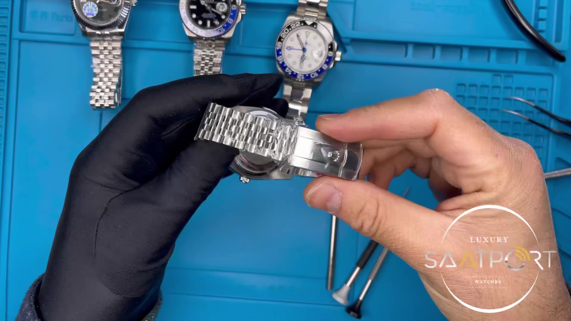 Rolex Saat Nasıl Kurulur - Rolex Saat kordon kısaltma - Rolex saat Kordon klips bozuk kısa tamiri