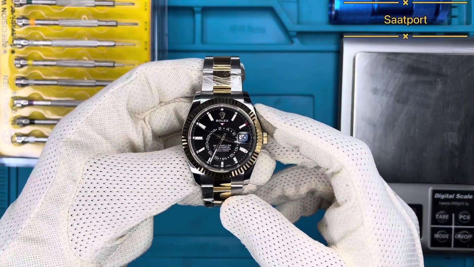 Rolex Sky Dweller 42 mm inceleme Orjinal rolex sky Dweller nasıl kullanılır m326933