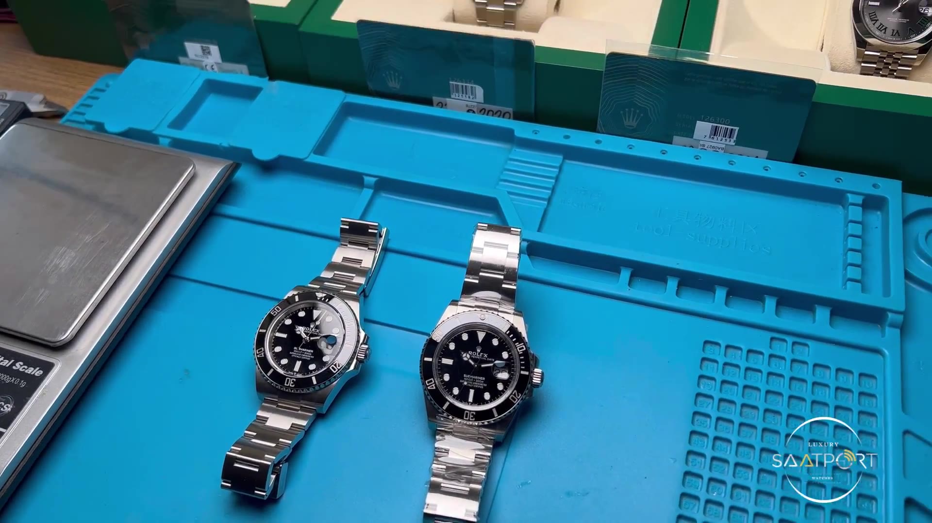 Rolex Submariner Orjinal kıyaslama